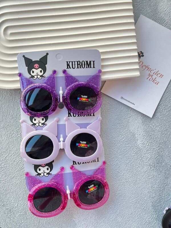 Lisanslı Uv400 Korumalı Kuromi Güneş Gözlüğü