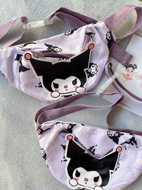 Kuromi Freebag Çanta (Yandan,Belden Takılan Çanta)