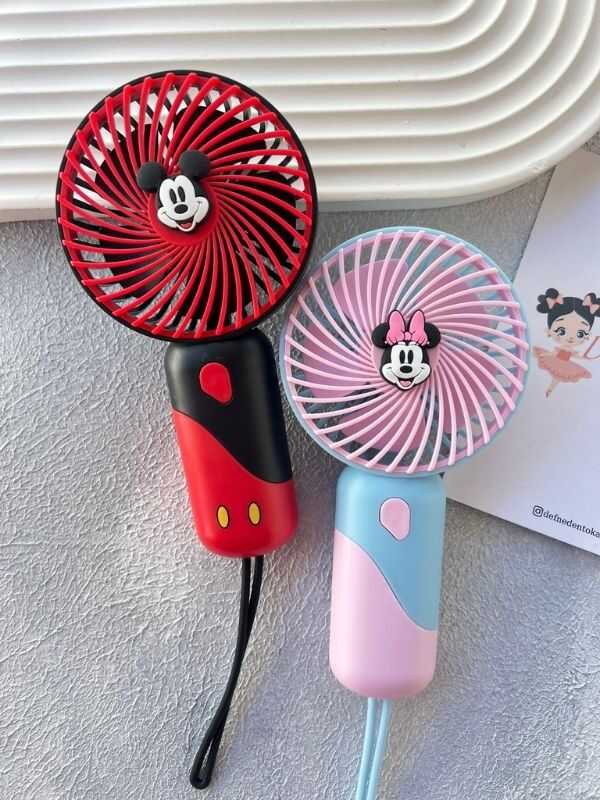 Minnie&Mickey Şarj Edilebilir Fan
