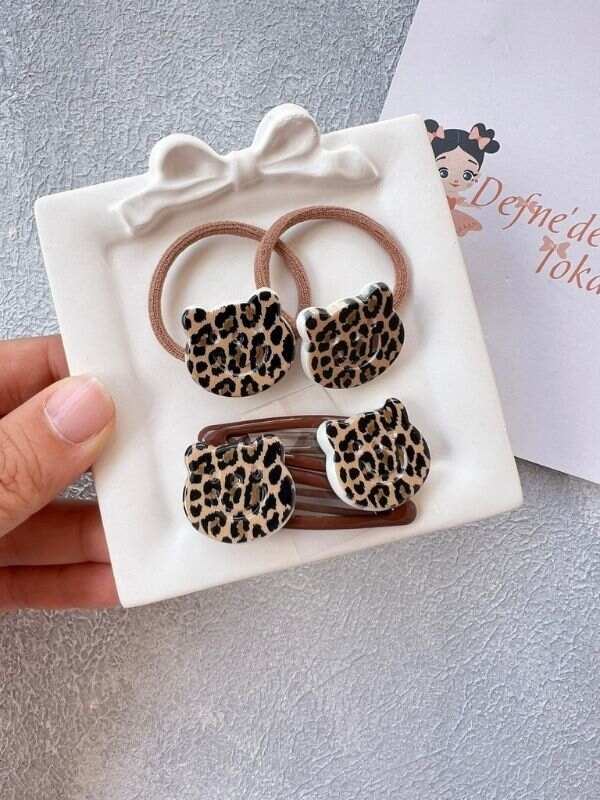 Leoparlı Lastik&Çıtçıt Toka
