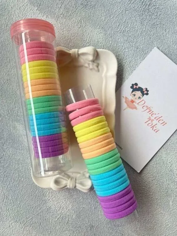20 Li Renkli Lastik Toka